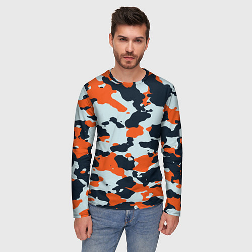 Мужской лонгслив CS:GO Asiimov Camouflage / 3D-принт – фото 3