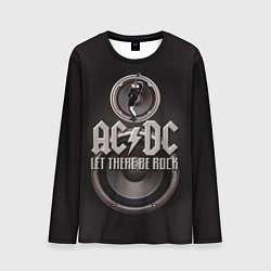 Лонгслив мужской AC/DC: Let there be rock, цвет: 3D-принт