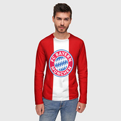 Лонгслив мужской Bayern FC: Red line, цвет: 3D-принт — фото 2