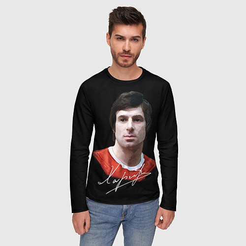 Мужской лонгслив Харламов / 3D-принт – фото 3