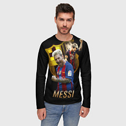 Лонгслив мужской Messi Star, цвет: 3D-принт — фото 2