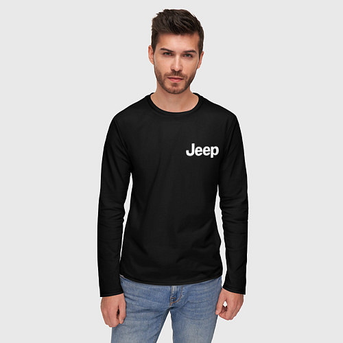 Мужской лонгслив Jeep / 3D-принт – фото 3