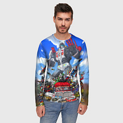 Лонгслив мужской Трансформеры, цвет: 3D-принт — фото 2
