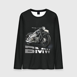 Лонгслив мужской Мотоцикл BMW, цвет: 3D-принт