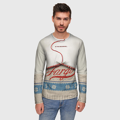 Мужской лонгслив In the beginning Fargo / 3D-принт – фото 3