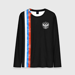 Мужской лонгслив Russia - Black collection 2023