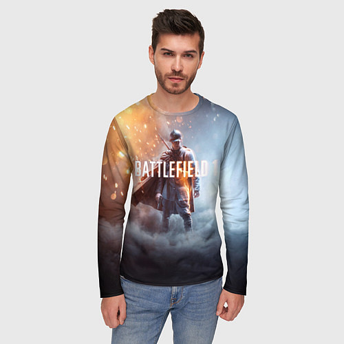 Мужской лонгслив Battlefield One / 3D-принт – фото 3