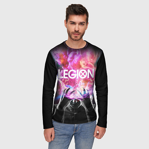 Мужской лонгслив Legion Minds / 3D-принт – фото 3