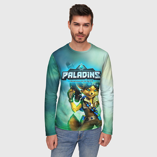 Мужской лонгслив Paladins / 3D-принт – фото 3