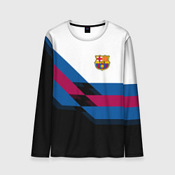 Лонгслив мужской Barcelona FC: Black style, цвет: 3D-принт