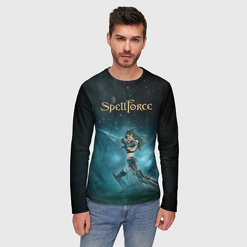 Мужской лонгслив SpellForce / 3D-принт – фото 3