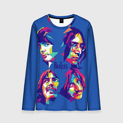 Лонгслив мужской The Beatles: Faces, цвет: 3D-принт