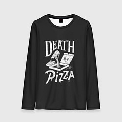 Лонгслив мужской Death By Pizza, цвет: 3D-принт