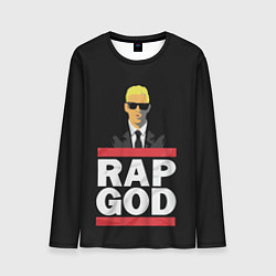 Лонгслив мужской Rap God Eminem, цвет: 3D-принт