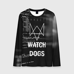 Лонгслив мужской Watch Dogs: Hacker, цвет: 3D-принт
