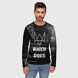 Лонгслив мужской Watch Dogs: Hacker, цвет: 3D-принт — фото 2
