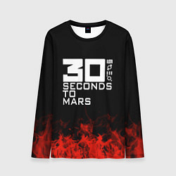 Мужской лонгслив 30 Seconds to Mars: Red Flame