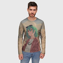 Лонгслив мужской Vocaloid, цвет: 3D-принт — фото 2