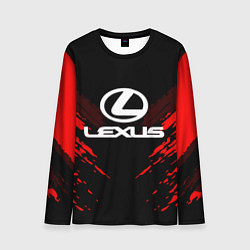 Мужской лонгслив Lexus: Red Anger