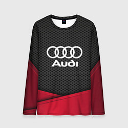 Лонгслив мужской Audi: Grey Carbon, цвет: 3D-принт
