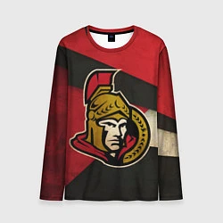 Лонгслив мужской HC Ottawa Senators: Old Style, цвет: 3D-принт