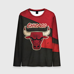 Лонгслив мужской Chicago Bulls: Old Style, цвет: 3D-принт