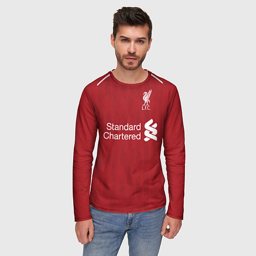 Мужской лонгслив FC Liverpool Home 18-19 / 3D-принт – фото 3