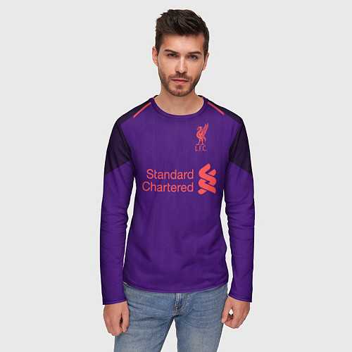 Мужской лонгслив FC Liverpool Away 18-19 / 3D-принт – фото 3