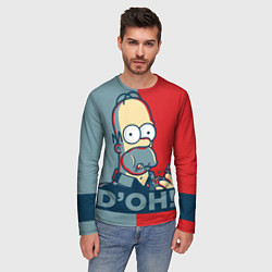 Лонгслив мужской Homer Simpson DOH!, цвет: 3D-принт — фото 2