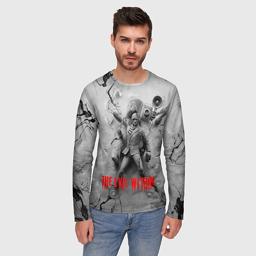 Мужской лонгслив The Evil Within / 3D-принт – фото 3