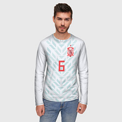 Лонгслив мужской Iniesta Away WC 2018, цвет: 3D-принт — фото 2