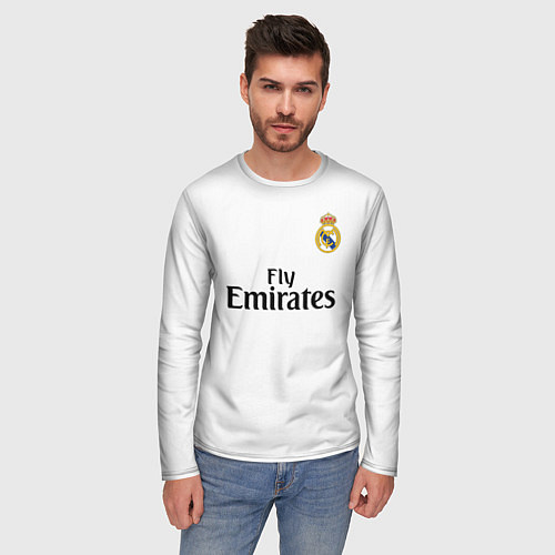 Мужской лонгслив FC Real Madrid: Ramos Home 18-19 / 3D-принт – фото 3