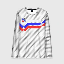 Лонгслив мужской Российский футбол, цвет: 3D-принт