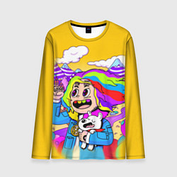 Лонгслив мужской 69 Rainbow, цвет: 3D-принт