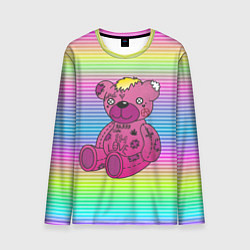 Лонгслив мужской Lil Peep Bear, цвет: 3D-принт