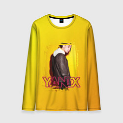 Лонгслив мужской Yanix: Yellow Mood, цвет: 3D-принт