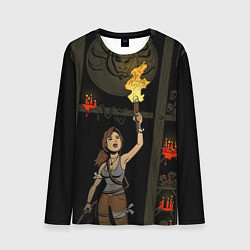 Лонгслив мужской Tomb Raider: Treasure hunt, цвет: 3D-принт