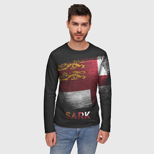 Мужской лонгслив SARK / 3D-принт – фото 3