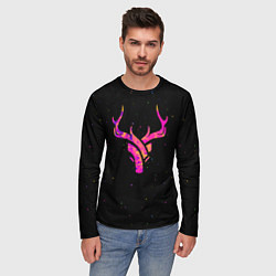 Лонгслив мужской Neon Deer, цвет: 3D-принт — фото 2