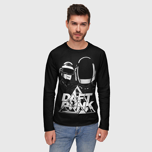 Мужской лонгслив Daft Punk: Space Rangers / 3D-принт – фото 3