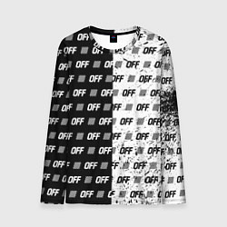 Мужской лонгслив Off-White: Black & White