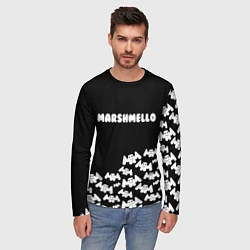 Лонгслив мужской Marshmello: Dark Side, цвет: 3D-принт — фото 2