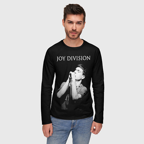 Мужской лонгслив Joy Division / 3D-принт – фото 3