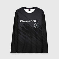 Лонгслив мужской Mercedes AMG, цвет: 3D-принт