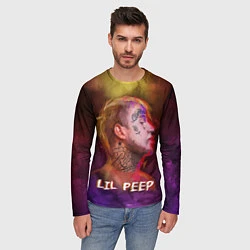Лонгслив мужской Lil Peep ART, цвет: 3D-принт — фото 2