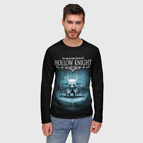 Мужской лонгслив Hollow Knight: Night / 3D-принт – фото 3