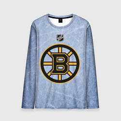 Лонгслив мужской Boston Bruins: Hot Ice, цвет: 3D-принт