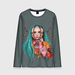 Лонгслив мужской BILLIE EILISH, цвет: 3D-принт