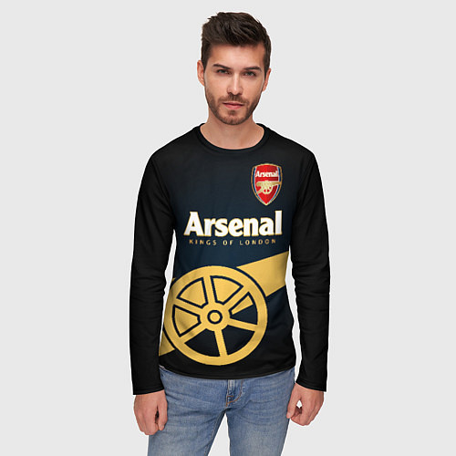 Мужской лонгслив Arsenal / 3D-принт – фото 3