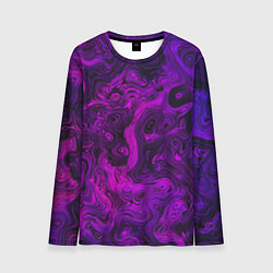 Лонгслив мужской Abstract purple, цвет: 3D-принт